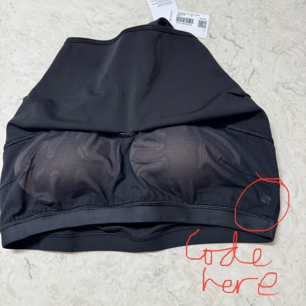 🖤 Lululemon Cut-Out Yoga Bra - Size 10 (New with Tags)​​​​ - Picture 11 of 13